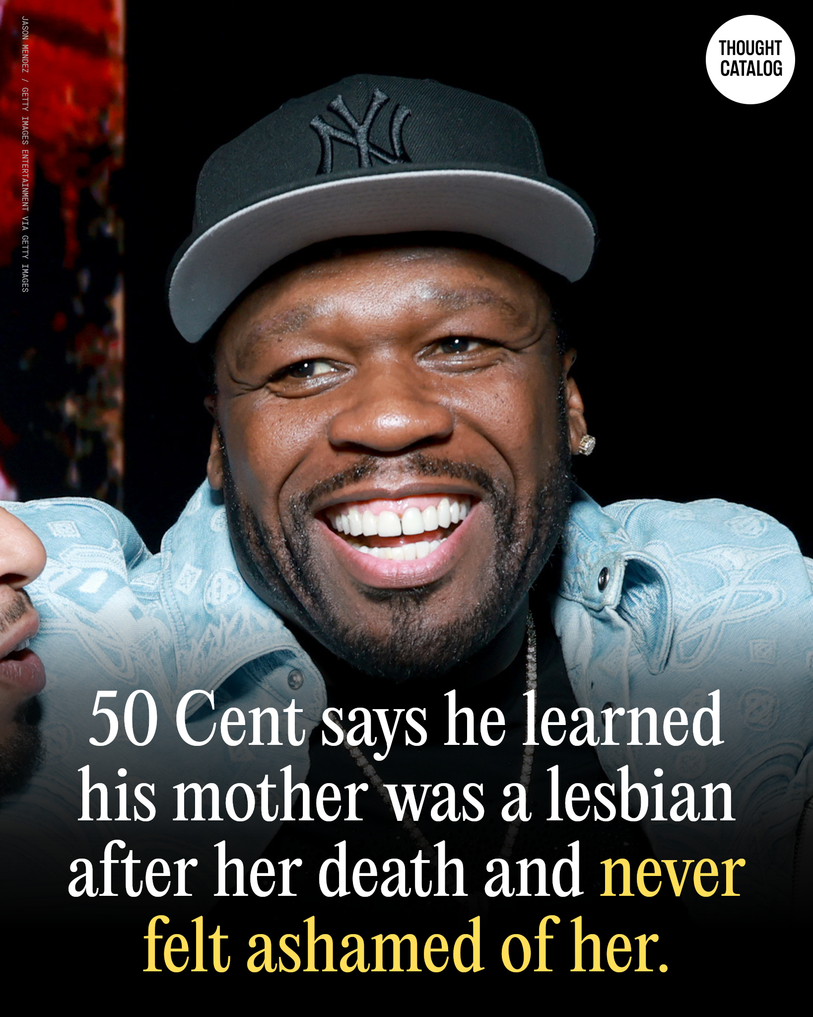 50 Cent (Curtis Jackson) posing for a photo