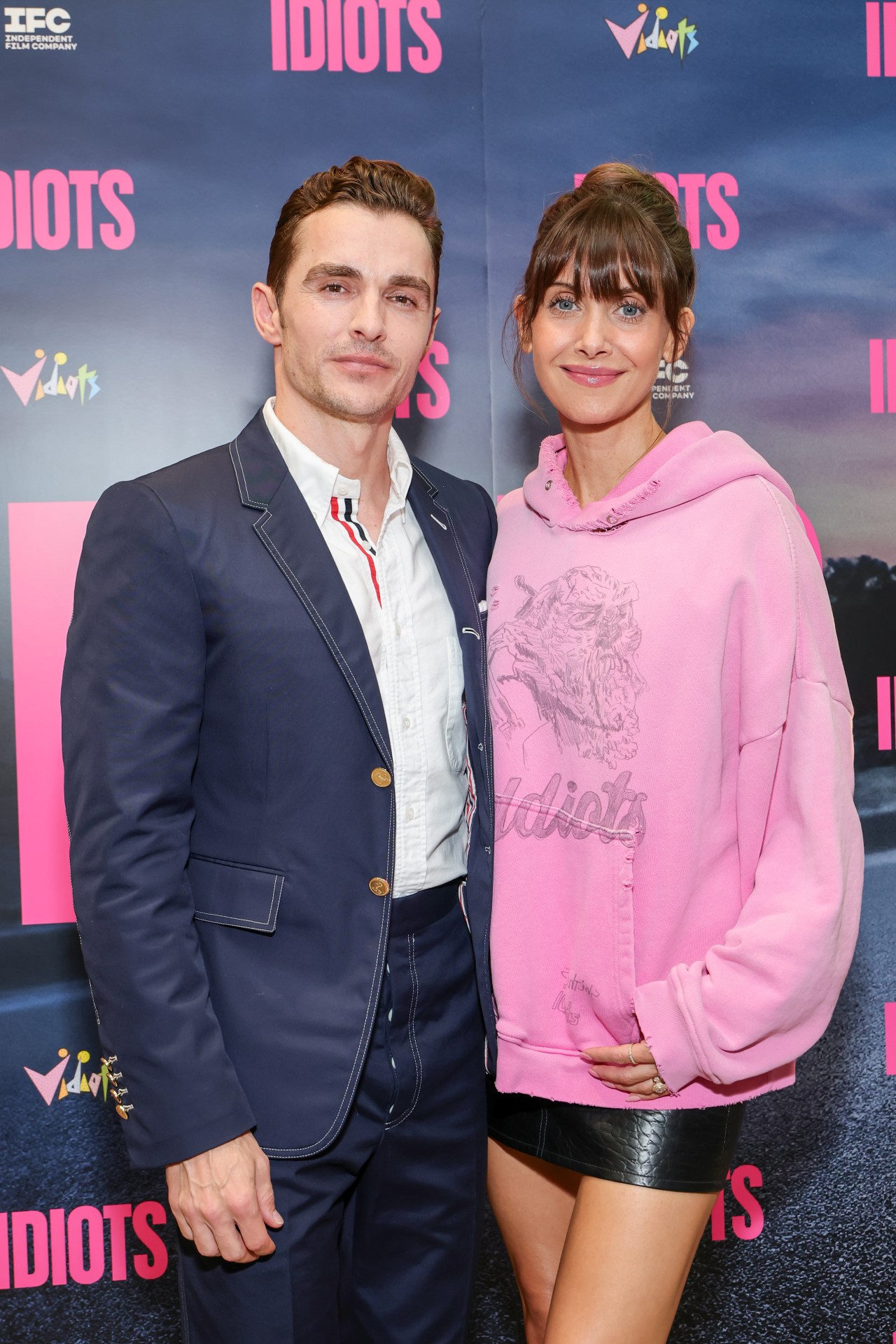 Dave Franco and Alison Brie at the IFC premiere of "Idiots" at Vidiots in Los Angeles