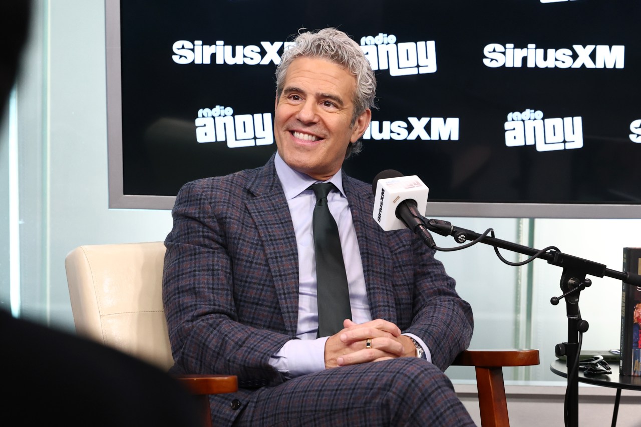 Andy Cohen at SiriusXM Studios in New York City
