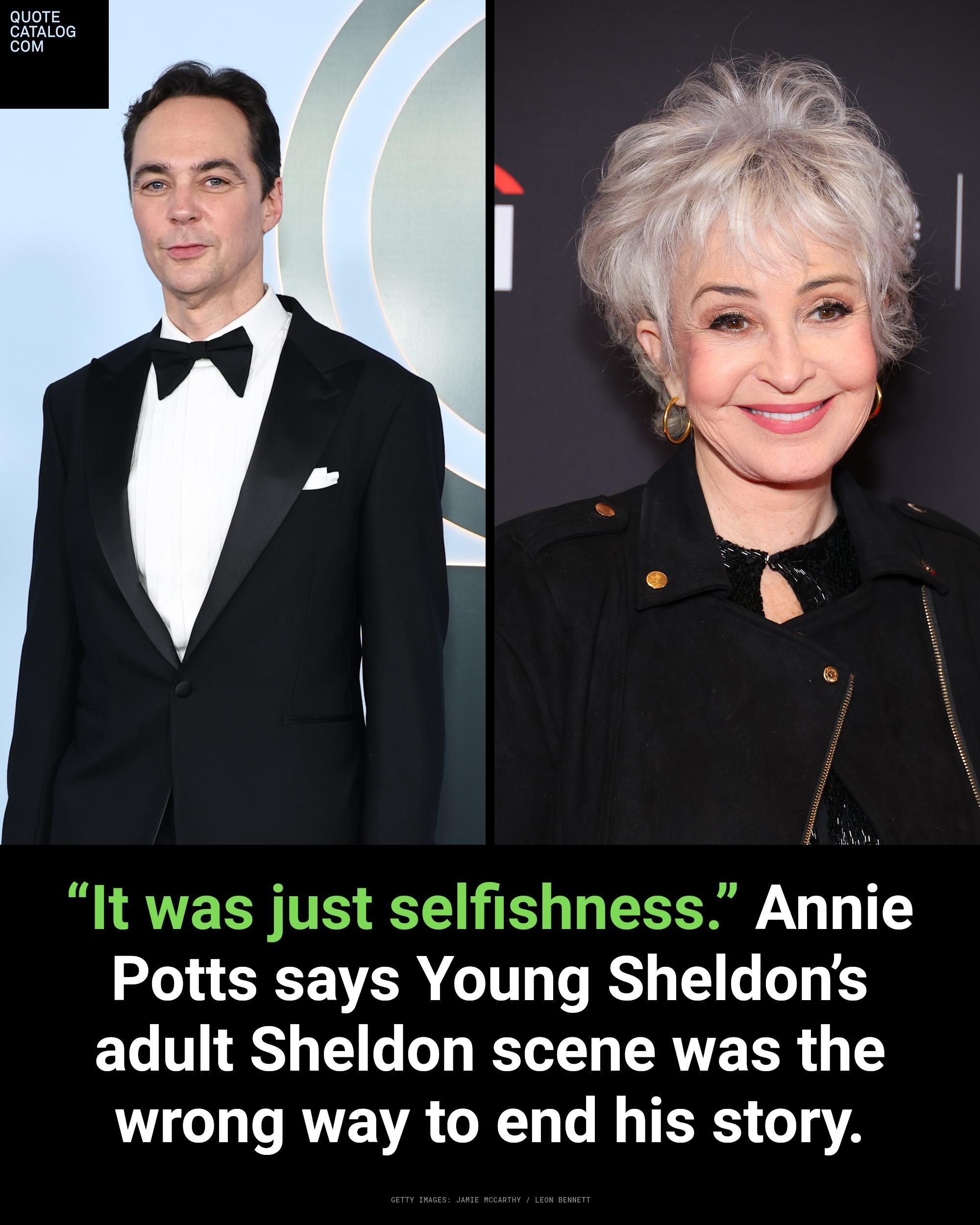 Annie Potts smiling at a press event