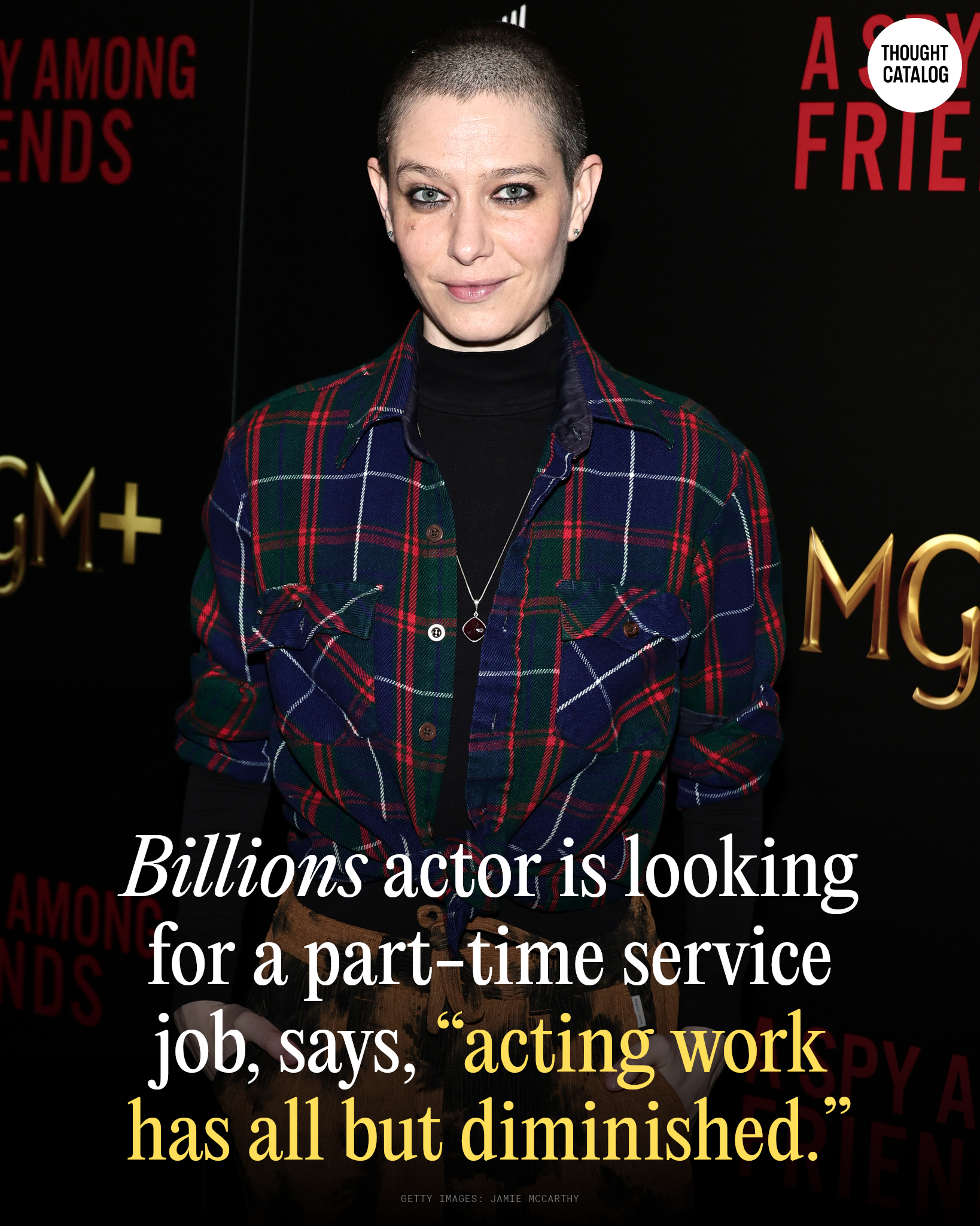 Asia Kate Dillon posing at a public event