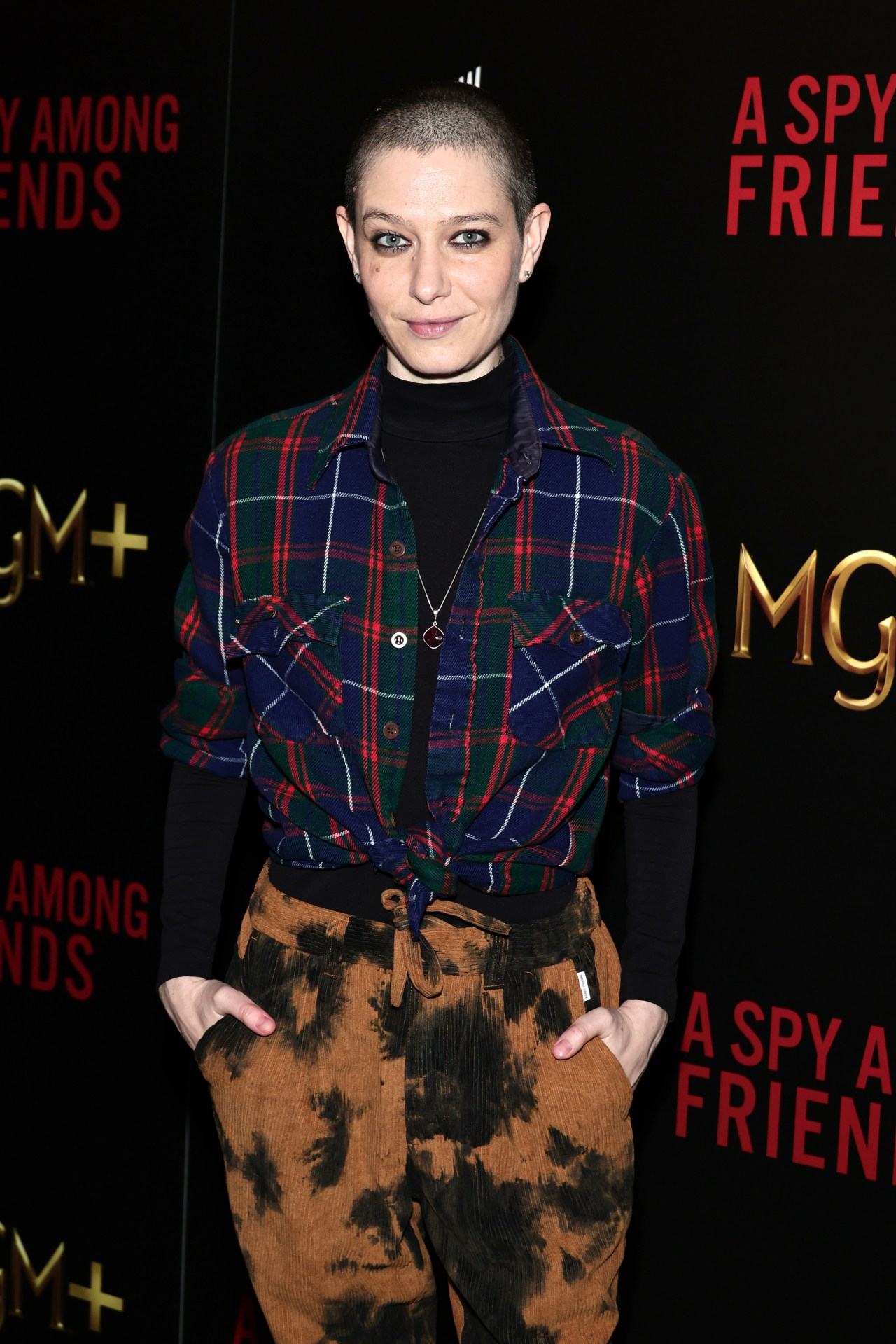 Asia Kate Dillon at the MGM+ "A Spy Among Friends" New York premiere at Crosby Street Hotel