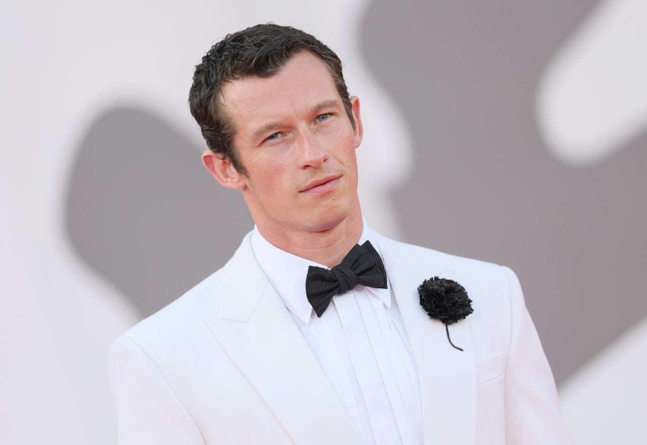Callum Turner on the red carpet at the 82nd Venice International Film Festival for the Frankenstein premiere