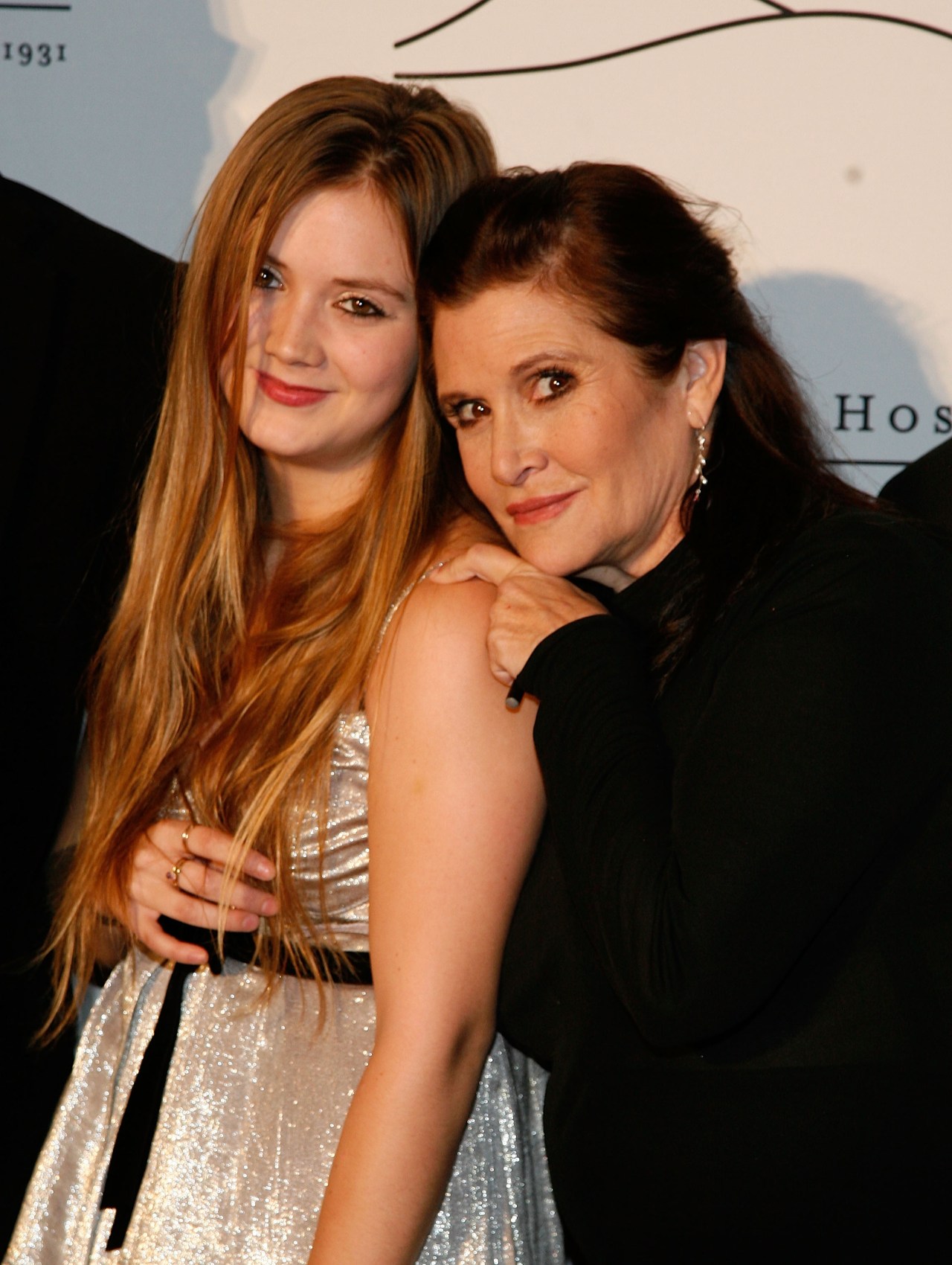 Carrie Fisher and Billie Lourd at the 2011 Silver Hill Hospital gala in New York City