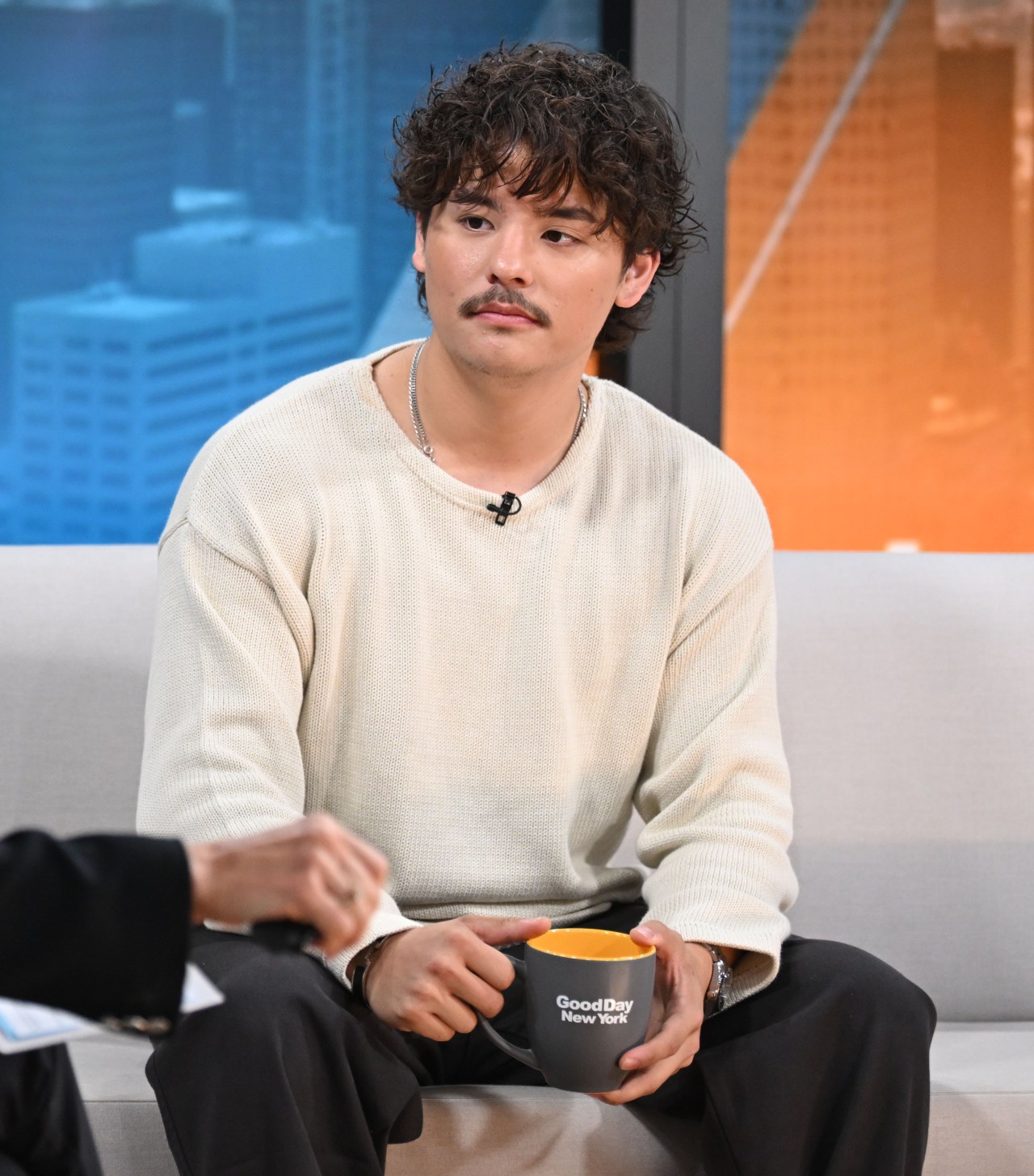Collin Gosselin on the set of Good Day New York in New York City