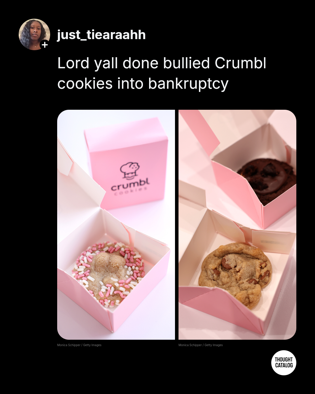 Crumbl Cookies storefront