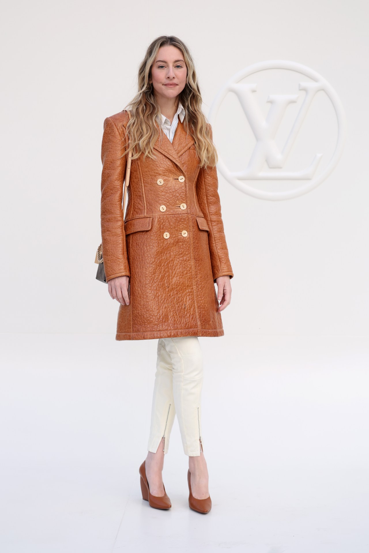 Este Haim at the Louis Vuitton Womenswear Spring/Summer 2027 show at Paris Fashion Week