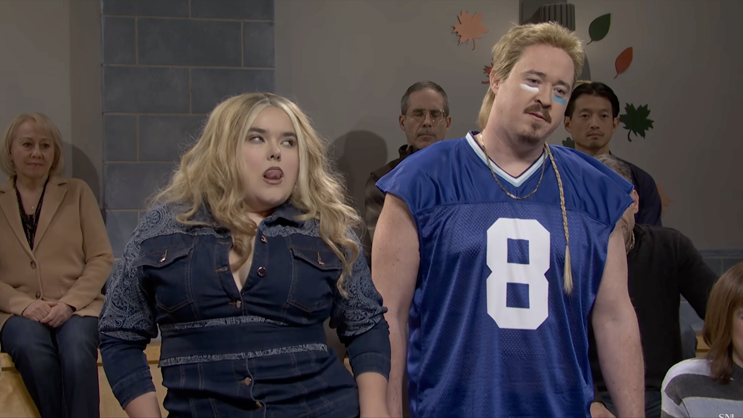 Grace Reiter on the Saturday Night Live set