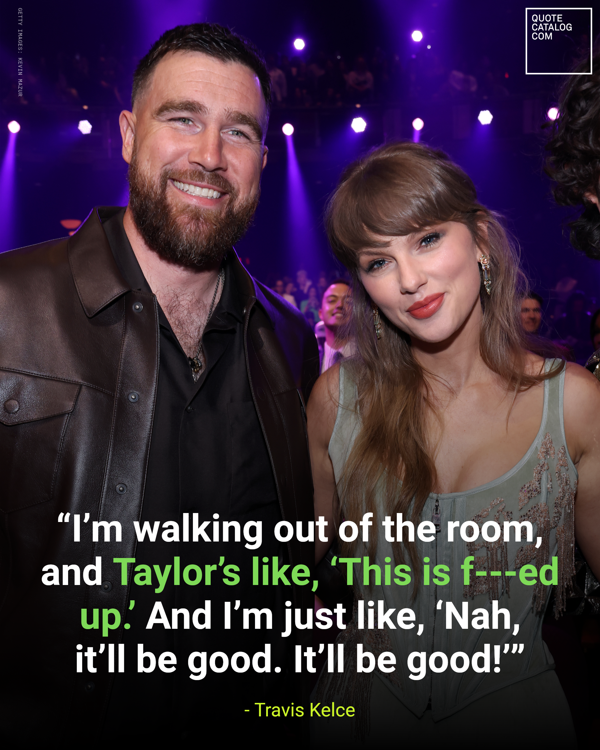 Travis Kelce and Taylor Swift together