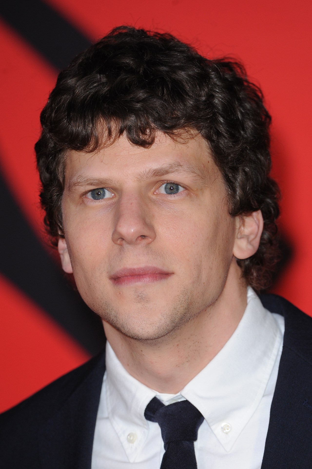 Jesse Eisenberg on the red carpet at the Batman v Superman: Dawn of Justice European premiere in London