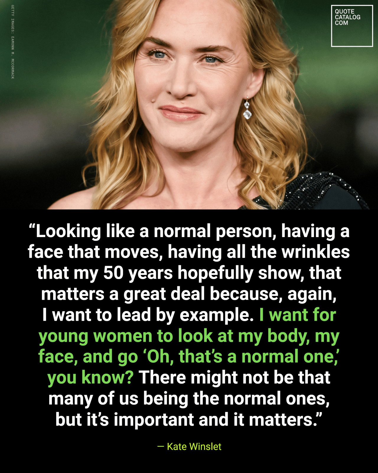 Kate Winslet on Turning 50 and Keeping Her Wrinkles: "Having a Face That Moves"