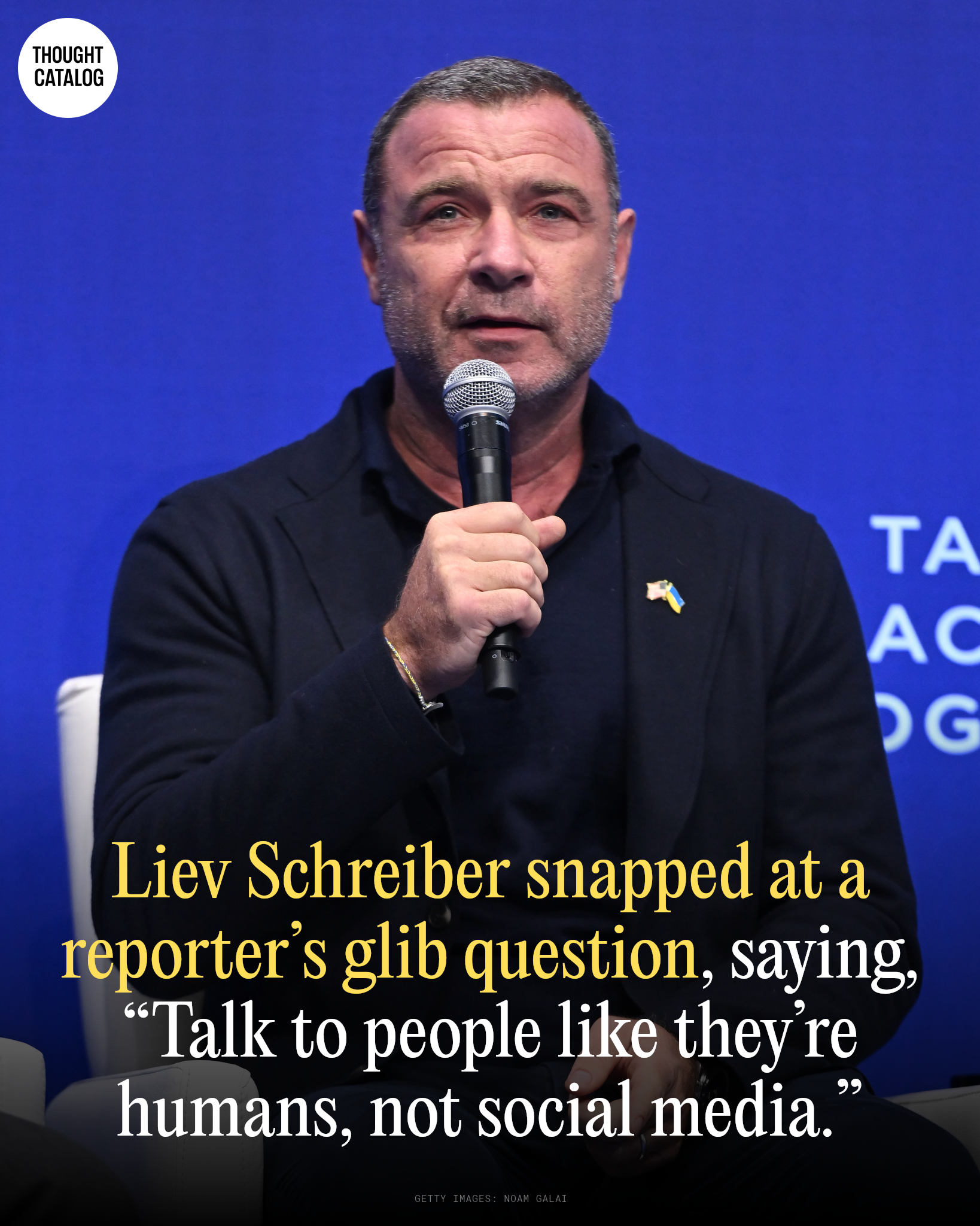 Liev Schreiber at the New York City premiere of Nocturne