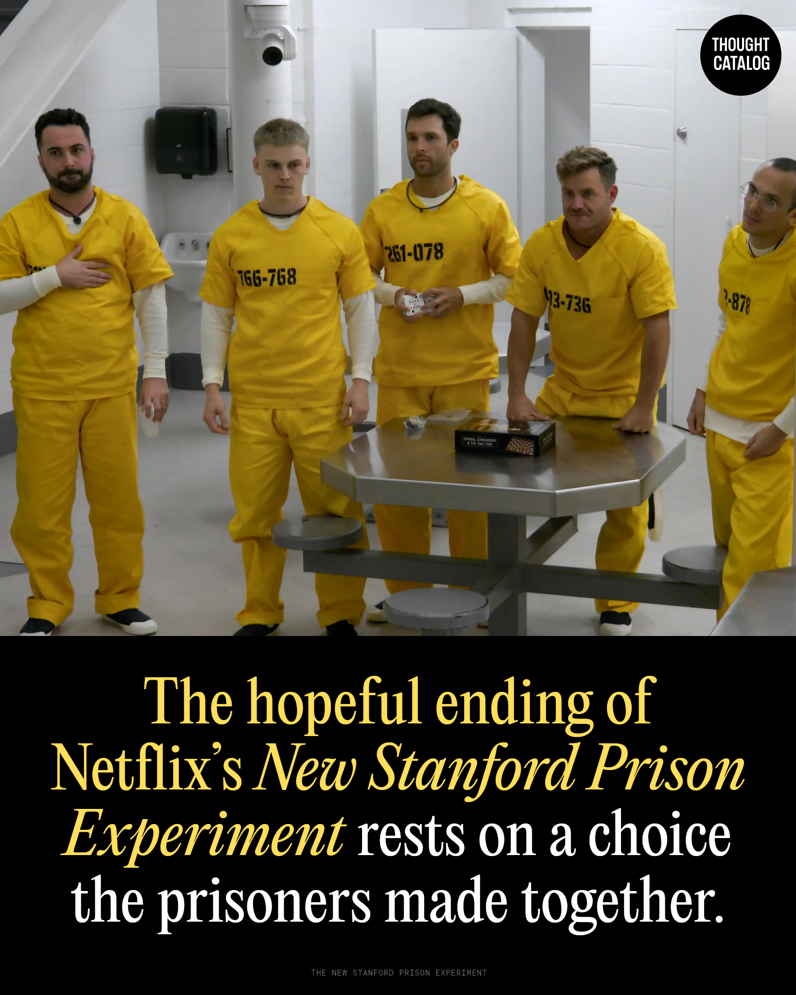 Scene from Netflix's The New Stanford Prison Experiment docuseries