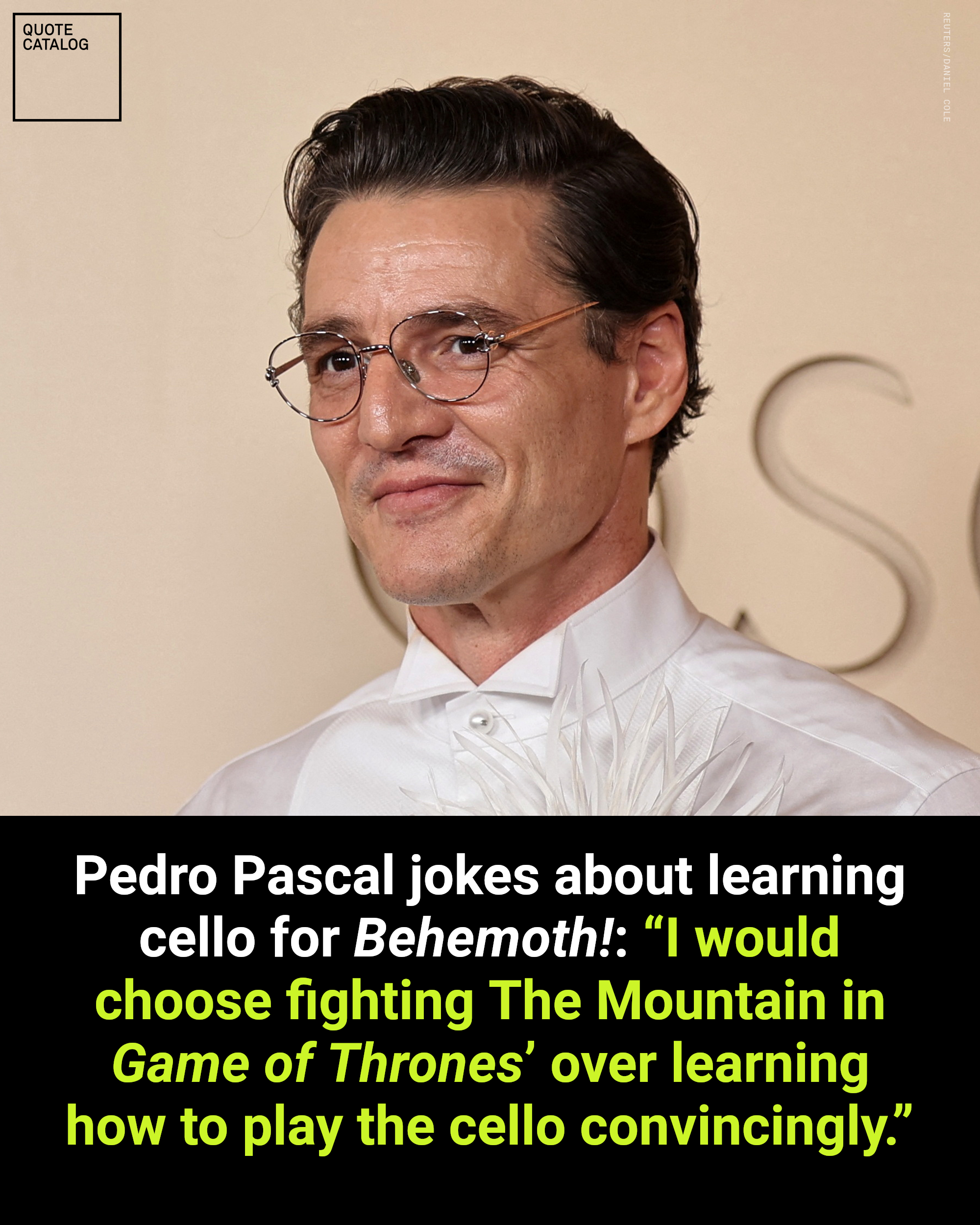 Pedro Pascal at the London Film Festival premiere of Behemoth!