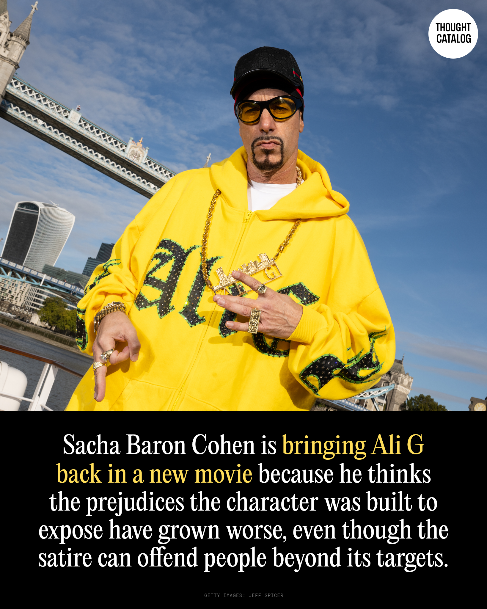 Sacha Baron Cohen at a public appearance