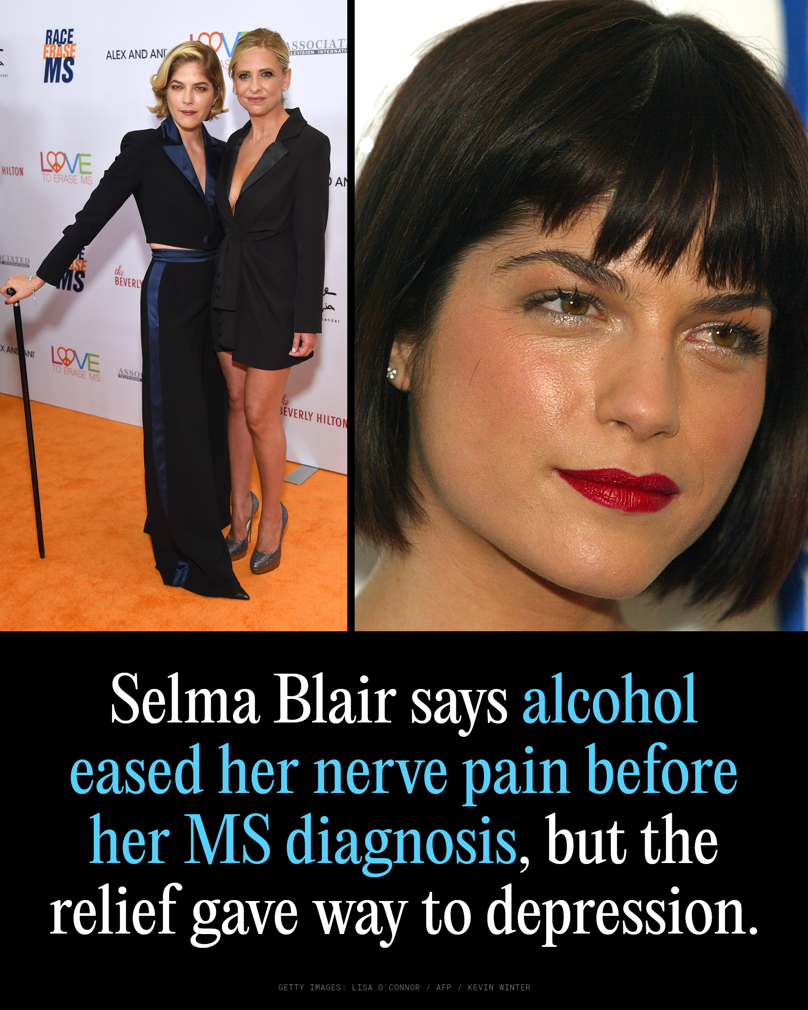 Selma Blair at a public appearance