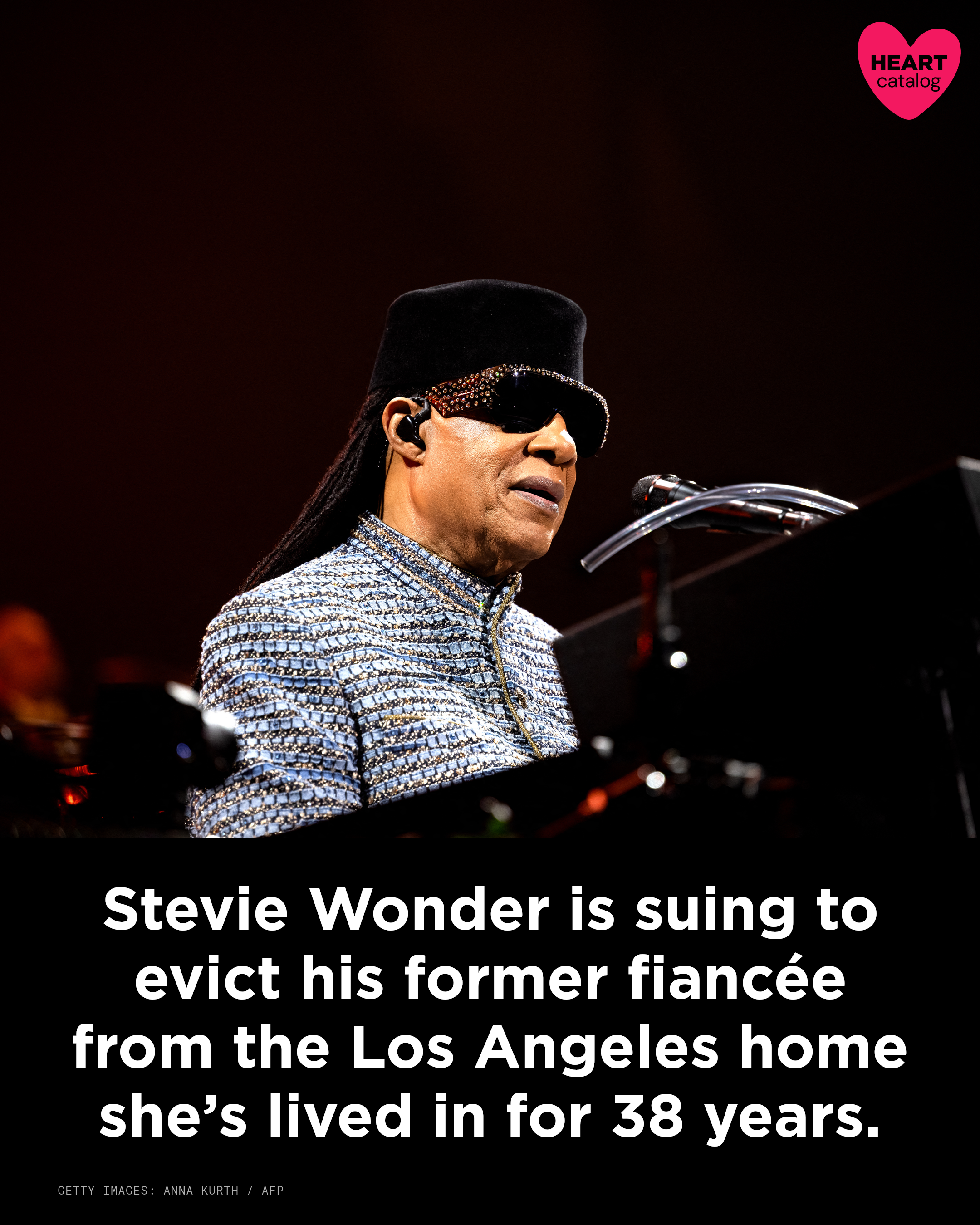 Stevie Wonder at a public appearance