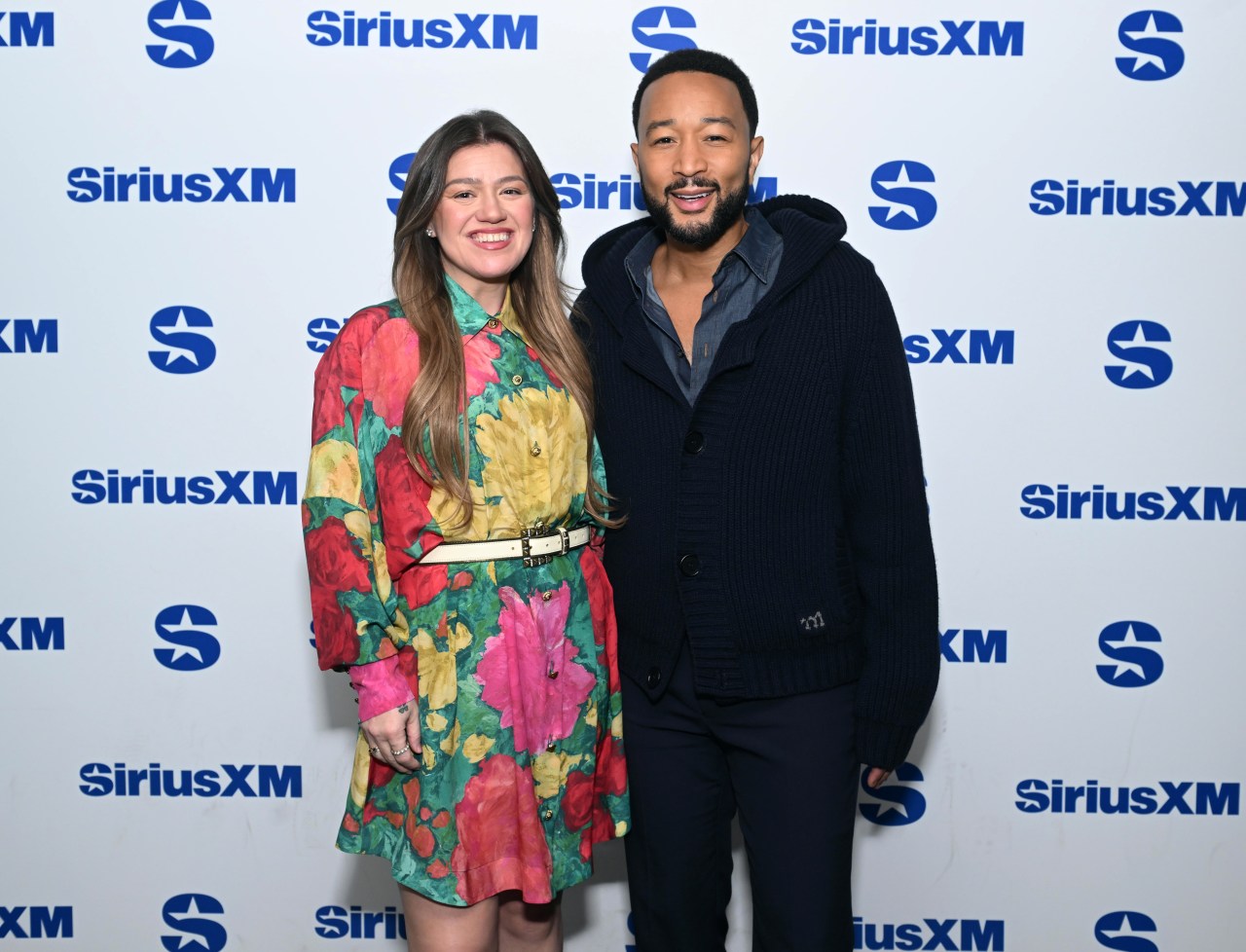 SiriusXM's Front Row Series With The Voice's Kelly Clarkson & John Legend
