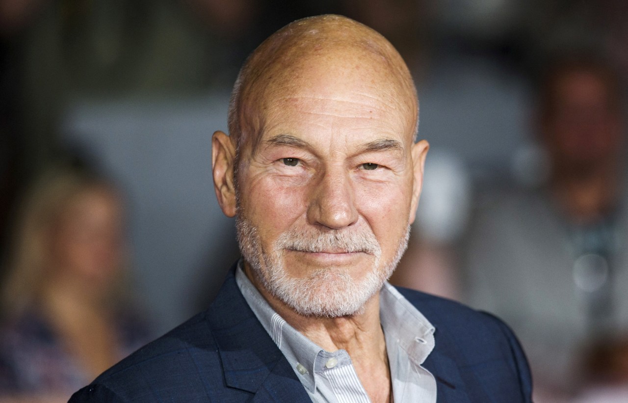 Patrick Stewart on the red carpet at the Toronto International Film Festival in 2015