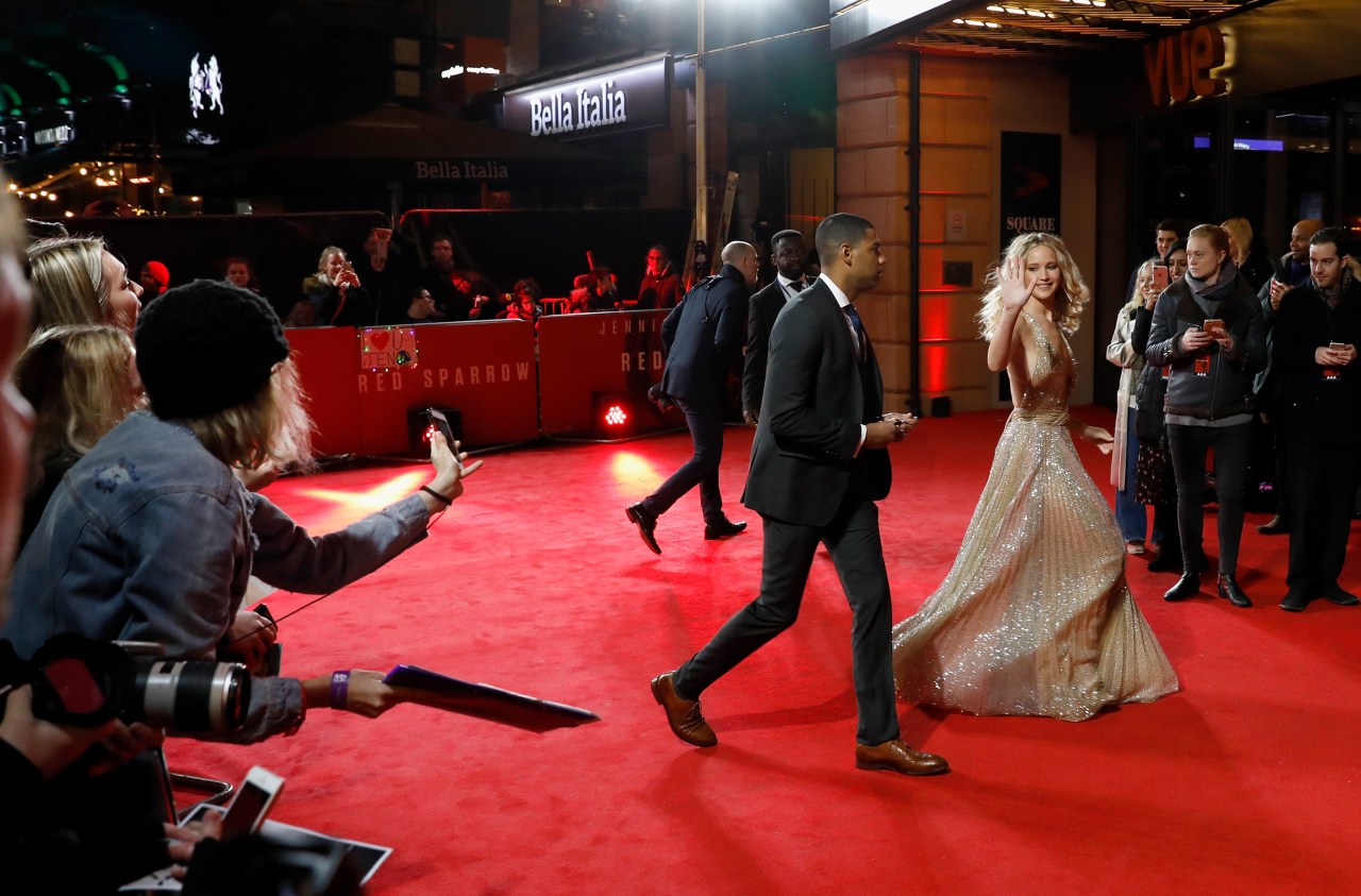 'Red Sparrow' European Premiere - Red Carpet Arrivals