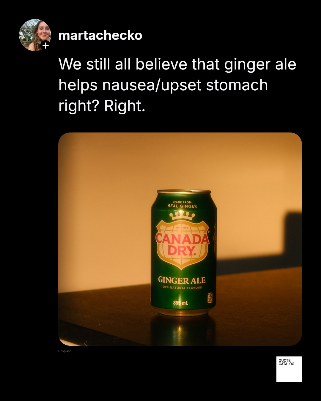 Cans of Canada Dry ginger ale