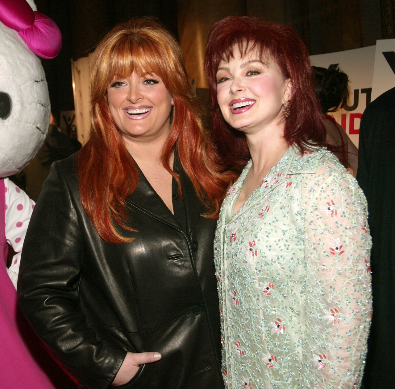 Wynonna Judd and Naomi Judd at the YouthAIDS Annual Benefit Gala in New York City in 2003